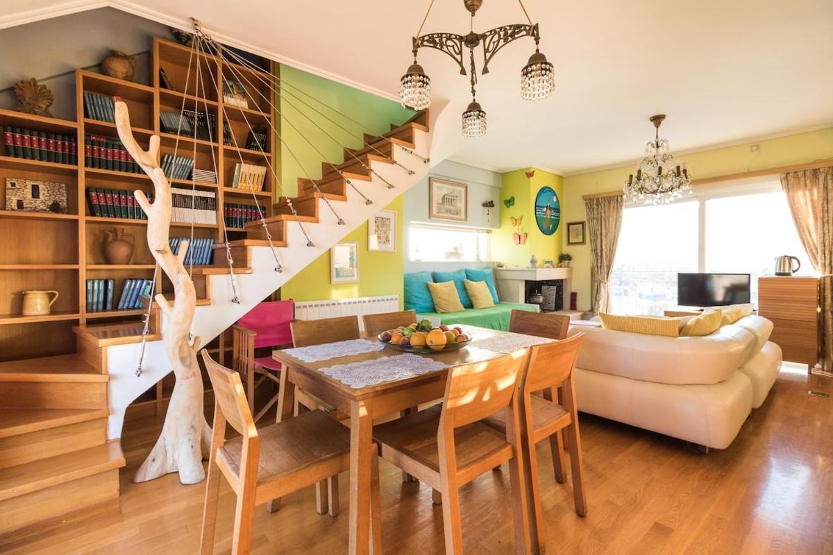 פיראוס A Luxury Maisonette With Sea View מראה חיצוני תמונה